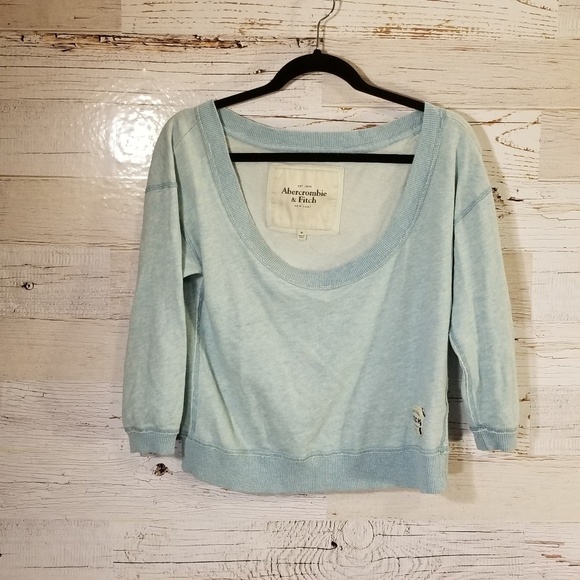 Abercrombie & Fitch low cut lightweight sweatshirt - Picture 1 of 8